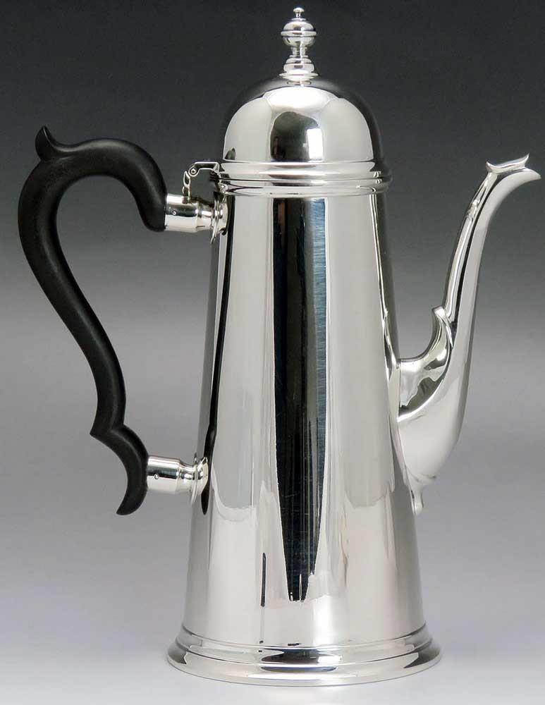 Handsome Tuttle Sterling Silver Georgian Style Lighthouse Coffee / Teapot