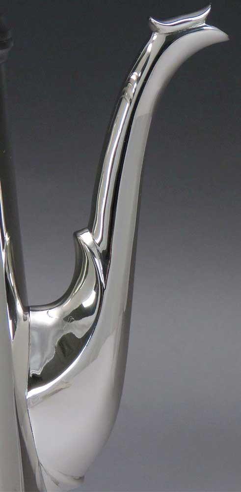 Handsome Tuttle Sterling Silver Georgian Style Lighthouse Coffee / Teapot