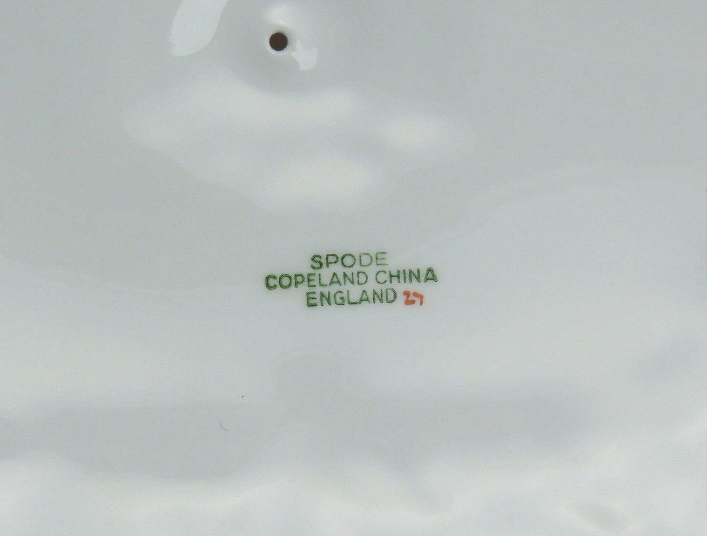 Rare Copeland Spode Dresden Rose Savoy English Porcelain Covered Entrée Dish