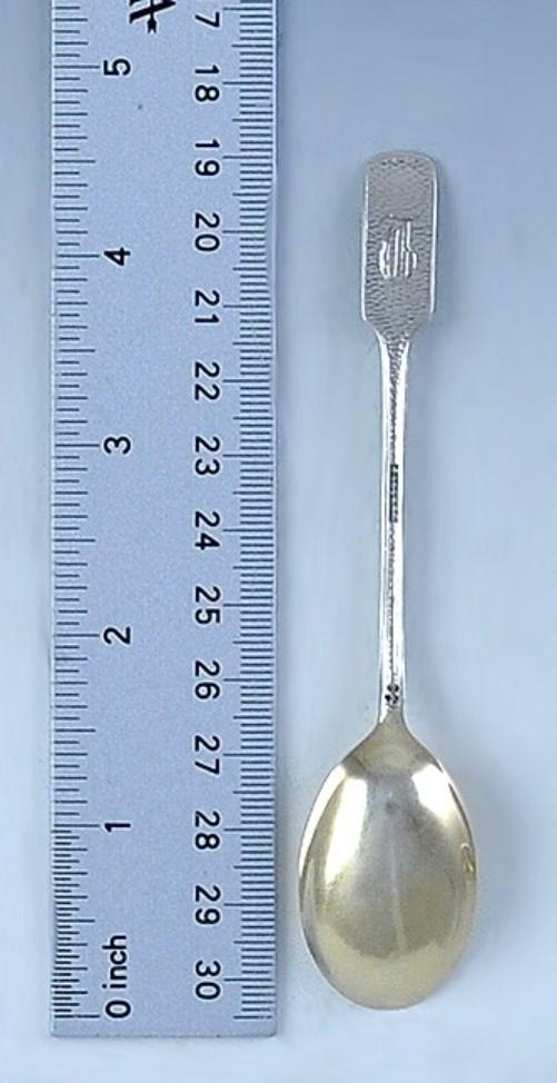 12 Antique c1875 Aesthetic Movement Gorham Sterling Silver Demitasse Spoons