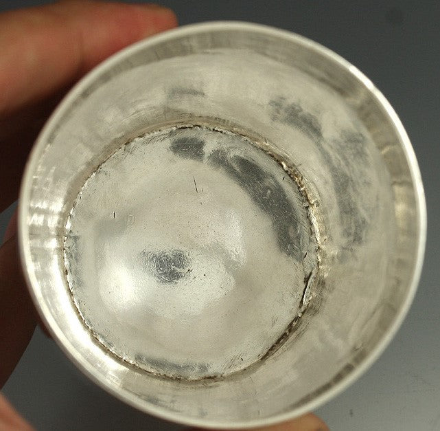 Antique 1818 American New York Coin Silver Beaker Cup