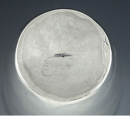 Antique 1818 American New York Coin Silver Beaker Cup