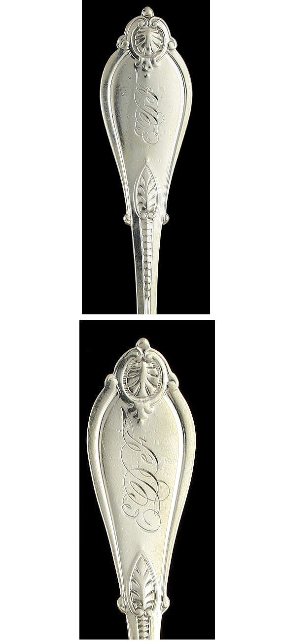 Sterling Silver Whiting Armor 1871 12 Teaspoons & 1 Tablespoon