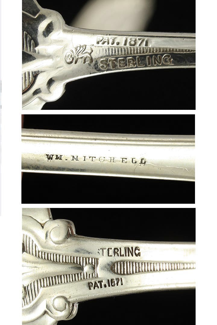 Sterling Silver Whiting Armor 1871 12 Teaspoons & 1 Tablespoon