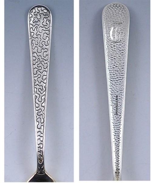 12 Antique c1875 Aesthetic Movement Gorham Sterling Silver Demitasse Spoons