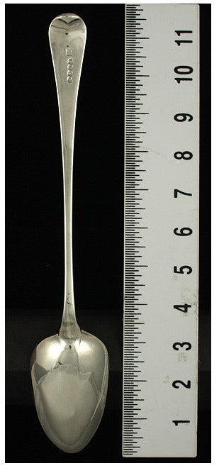 Antique Georgian English Sterling Silver 1811 Stuffing Serving Spoon 11 3/4"