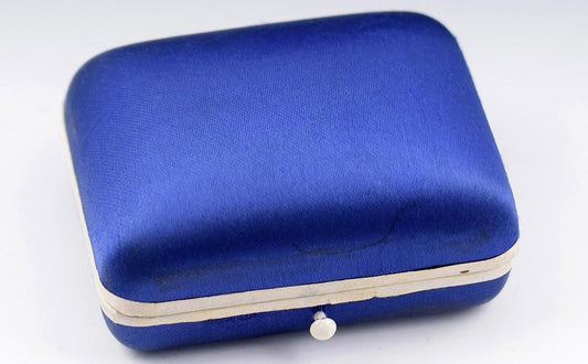 Luscious 14k Yellow Gold and Saltwater Pearl Pierced Earring Studs w/ Box