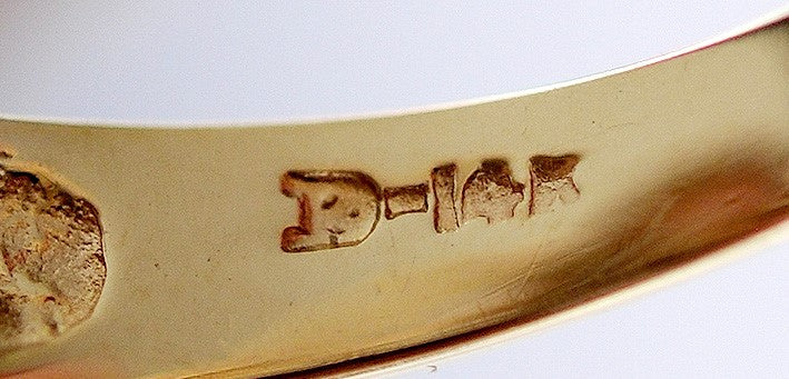 Superbly Crafted 14K Yellow Gold Openwork Cluster Ring W/ .60ct Diamonds Size 7