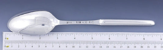 Antique 1769 English Georgian Sterling Silver Double Marrow Spoon Scoop 8 3/4"