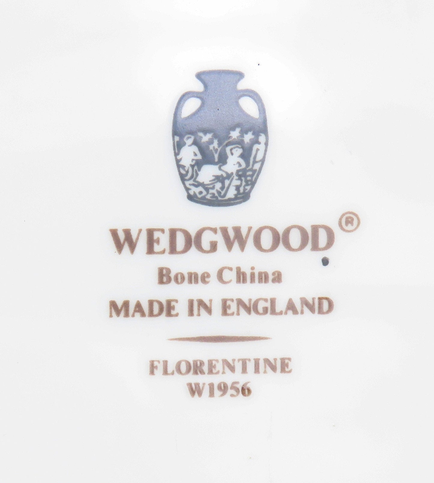 Stunning Wedgwood Florentine Dark Blue Navy Trim W1956 LG Platter 17 1/2" Long
