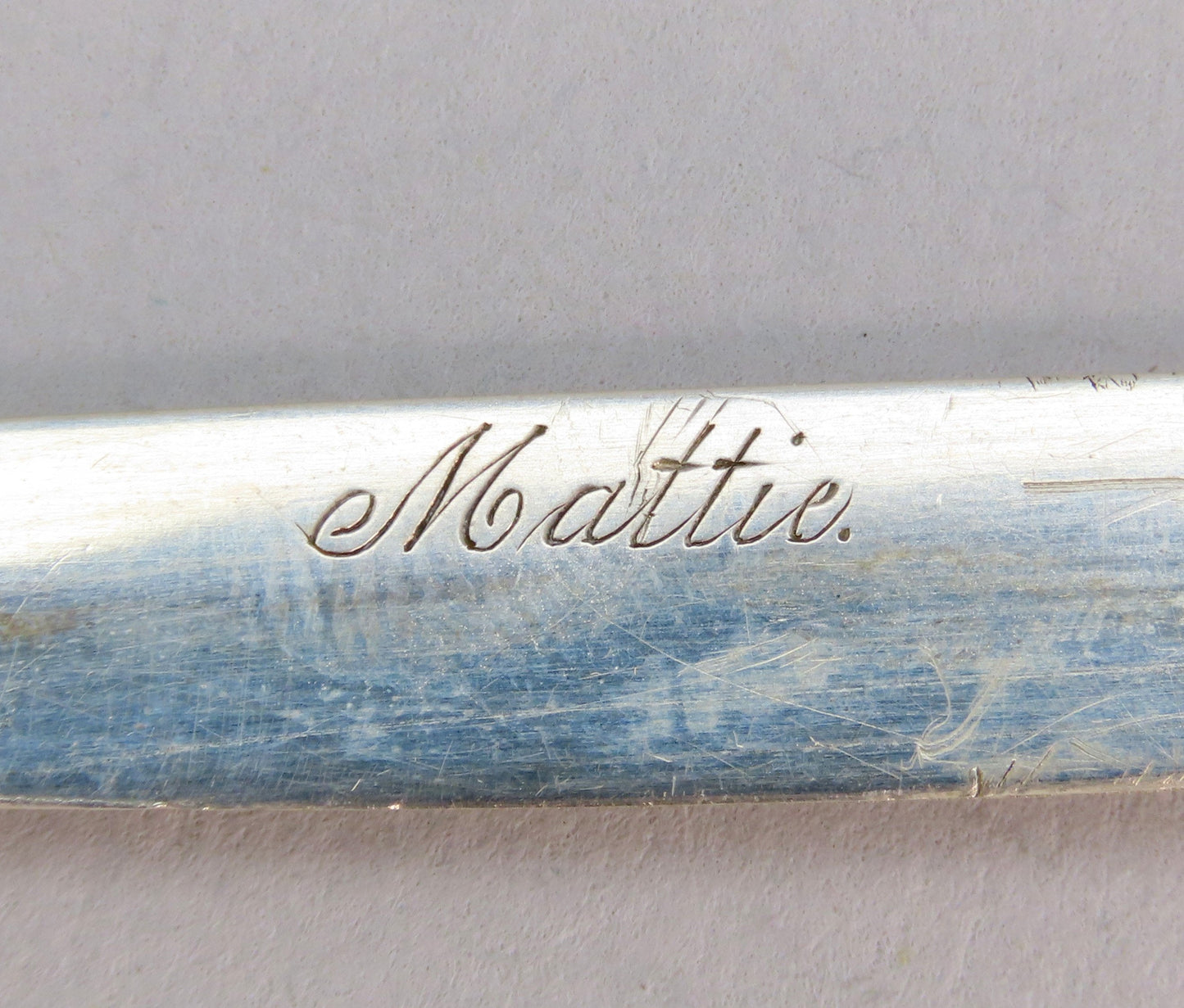 Antique American Sterling Silver Fruit Knife 1860s