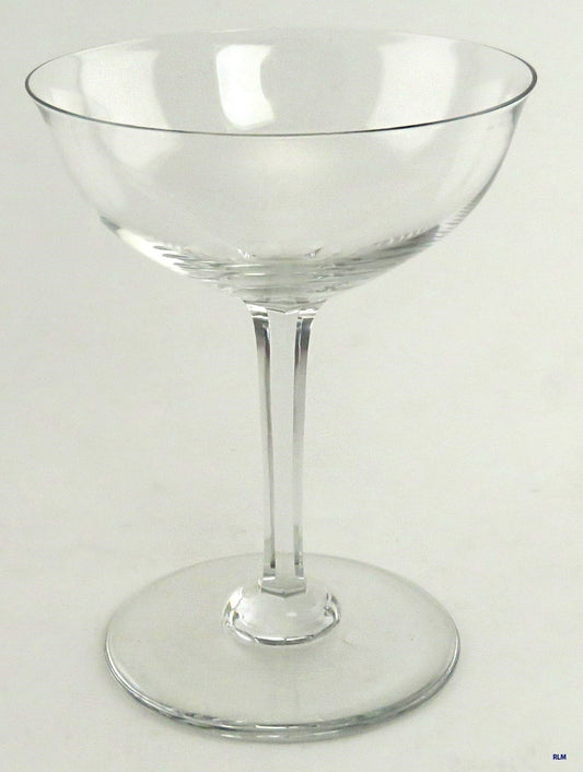 7 Genuine Baccarat Coppelia Pattern Crystal Champagne Glasses