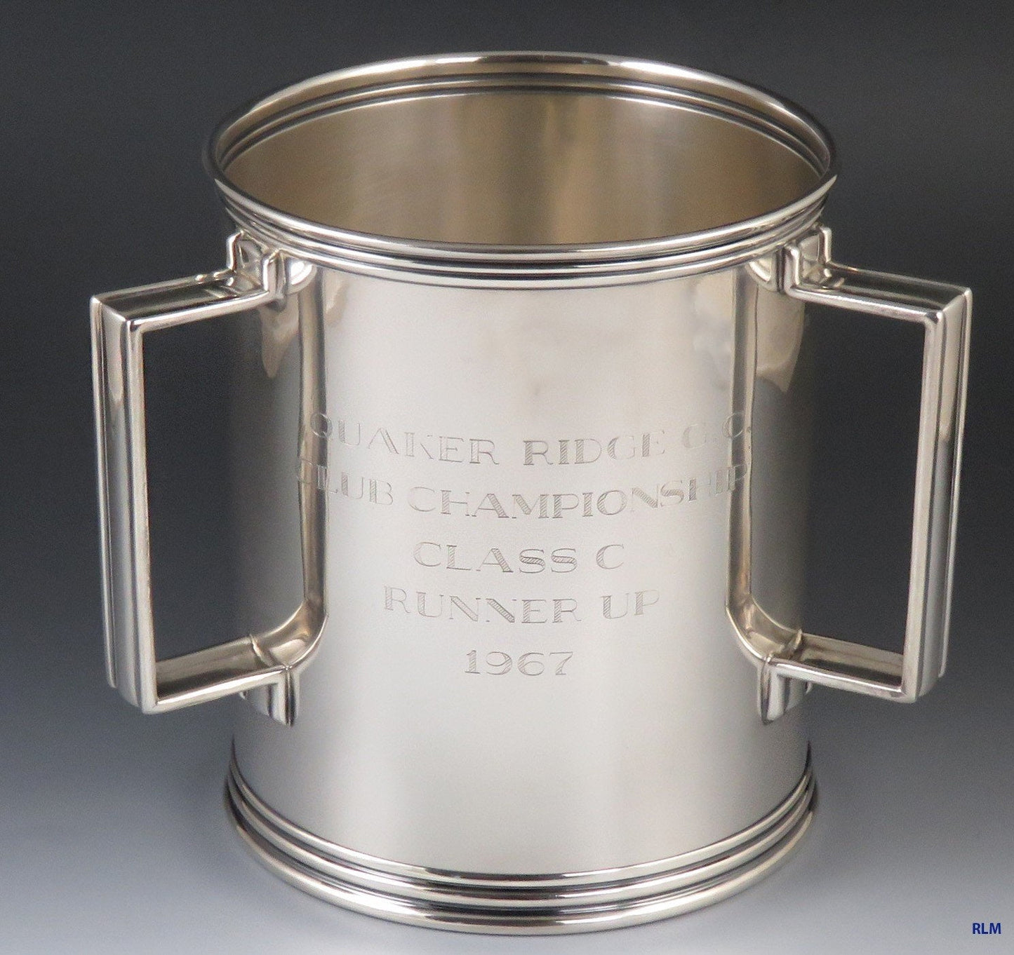 Antique 1895 Gorham Sterling Silver Quaker Ridge Championship Trophy Cup