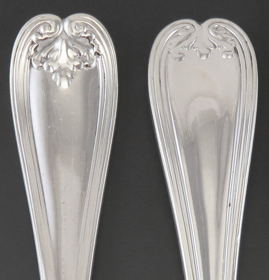 Nice set 12 Tiffany & Co Sterling Silver Colonial Dinner Forks 7 3/8"