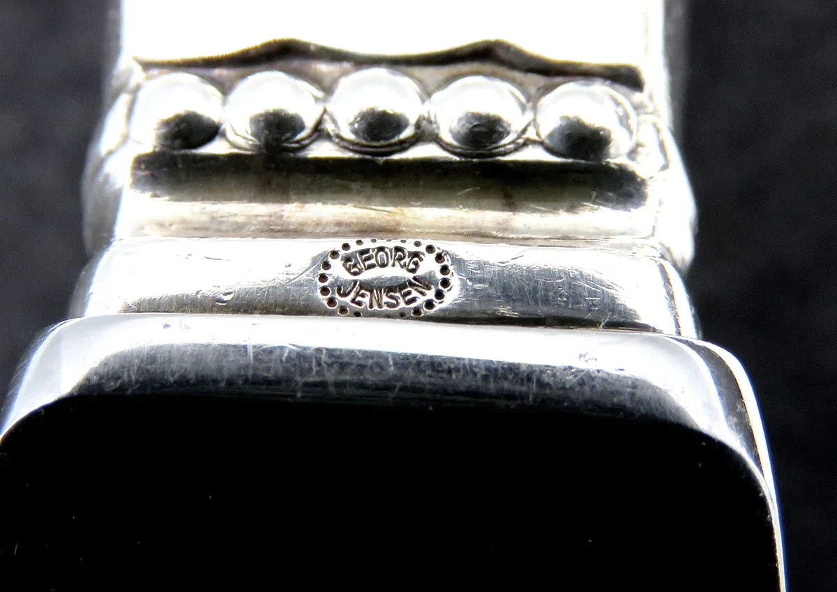 Mid-Century Modern Georg Jensen Acorn Denmark Sterling Silver Cake Knife 10 3/8"