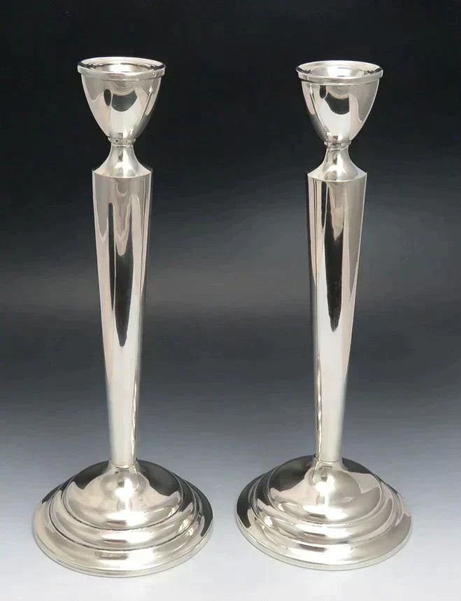 Fab Pair Boardman Sterling Silver #967 Candlesticks