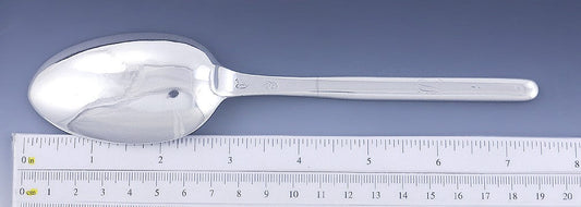 Rare Antique c1740 Irish Sterling Silver Double Marrow Scoop Spoon 7 1/2"