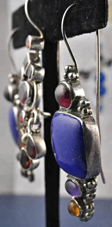 3 pc Lot of Earrings 4 Pierced Ears Sterling Hematite