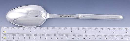 Antique 1748 English Georgian Sterling Silver Double Marrow Spoon Scoop