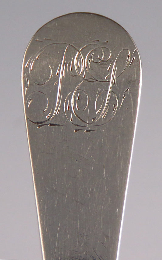 Rare Late 1700's-Early 1800's Joseph Rice Coin Silver Tea/Coffee Spoons (6)