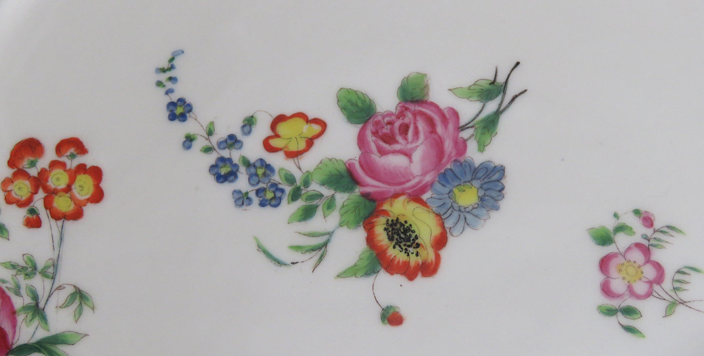 Wonderful 1850's-1870's Paris Porcelain Floral Tray or Platter