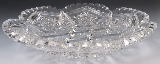 Classic 19th Century ABP American Brilliant Period Cut Glass Bowl or Dish