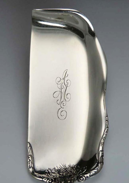 Antique Gorham Sterling Silver Imperial Chrysanthemum Fish Server / Crumber