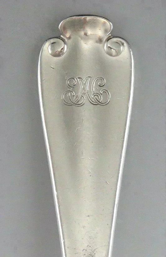 Large Heavy Vintage Sterling Silver Tiffany & Co Flemish Serving Fork