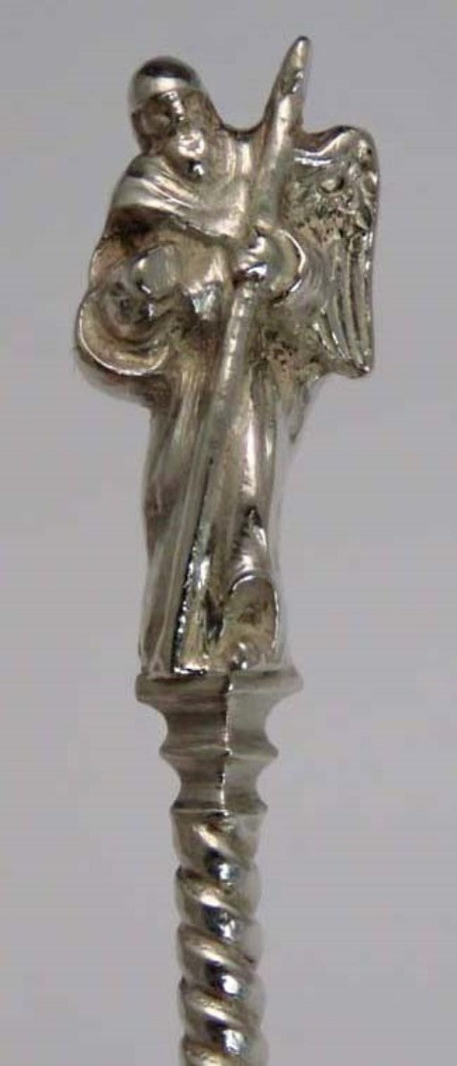 1887 Antique Dutch 833 Silver Apostle Serving Fork