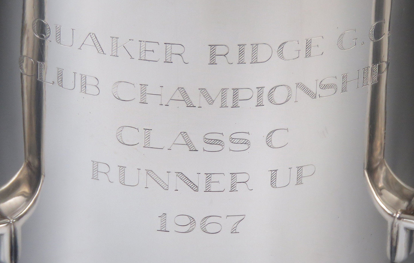 Antique 1895 Gorham Sterling Silver Quaker Ridge Championship Trophy Cup