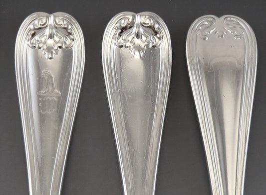 Nice set 7 Tiffany & Co Sterling Silver Colonial 1895 Forks 6 3/4"