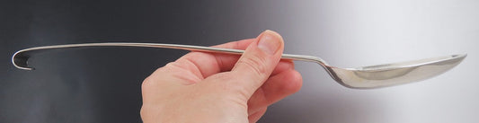 Irish 1766 Georigan Sterling Silver w/Griffin Dragon Serving Spoon 11 inches