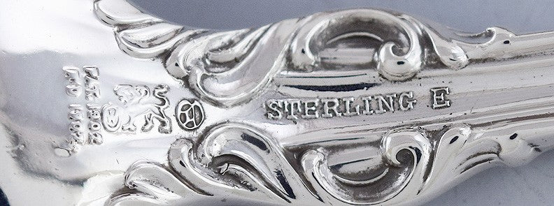Great set 6 Whiting Sterling Silver Lily Teaspoons
