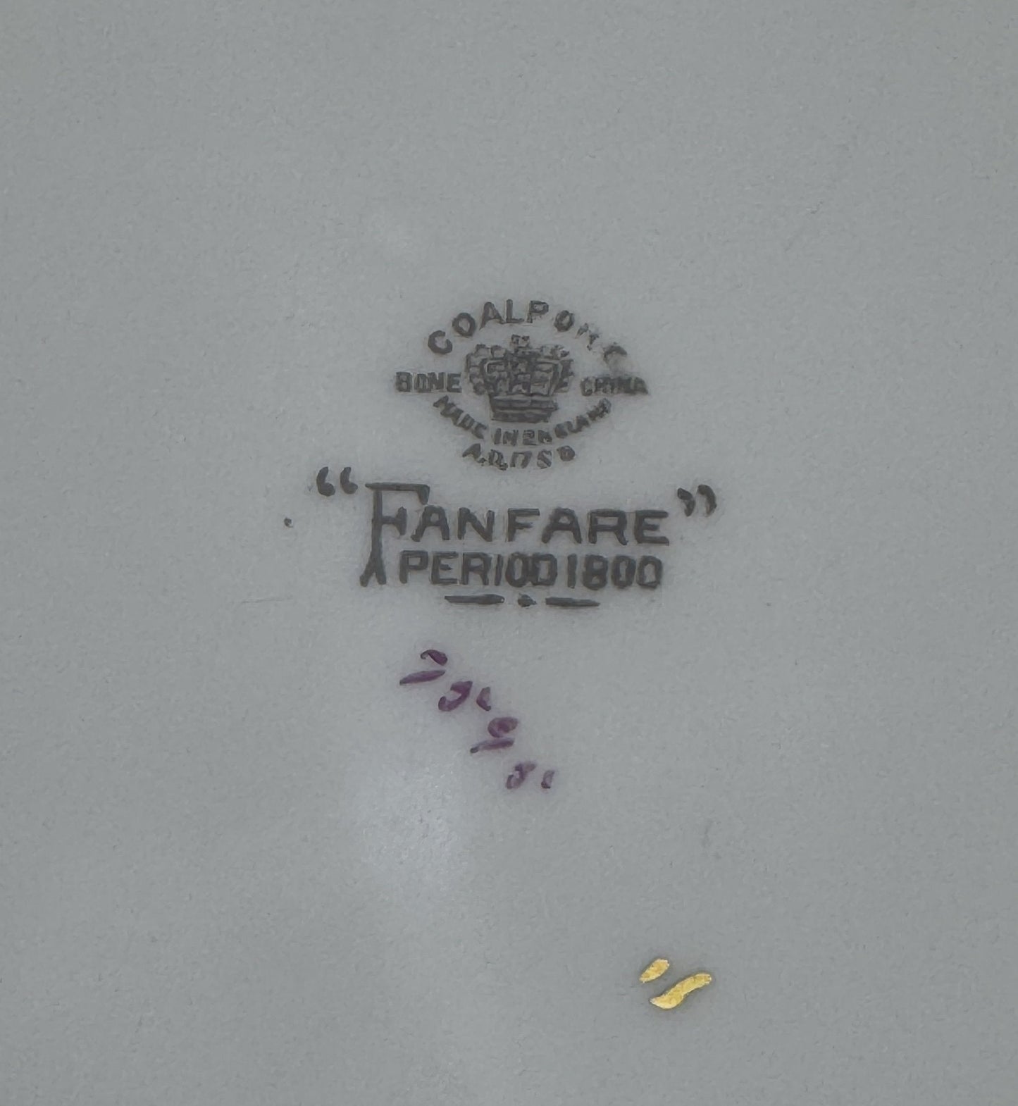 Coalport Fanfare Japan Pattern Oval Platter 14.75 x 11.5 Inches