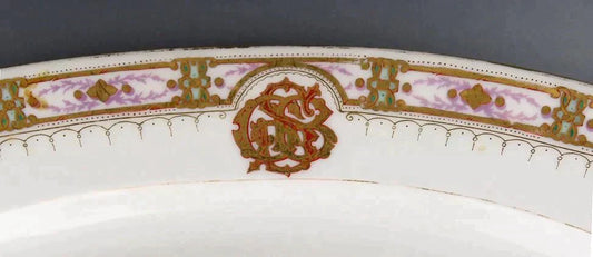 Fine Pillivuyt Paris Porcelain Medaille D'or Serving Dish / Platter