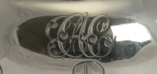 1816-1818 Large Antique American Coin Silver Coffee Teapot Whartenby & Bumm