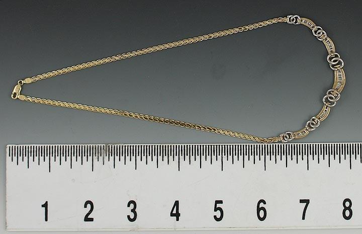 Great Platinum 14k Yellow Gold Diamond Necklace