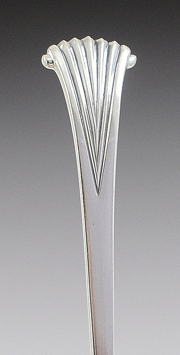 10 Tuttle Onslow Pattern Sterling Silver Teaspoons - DE & HT Marks