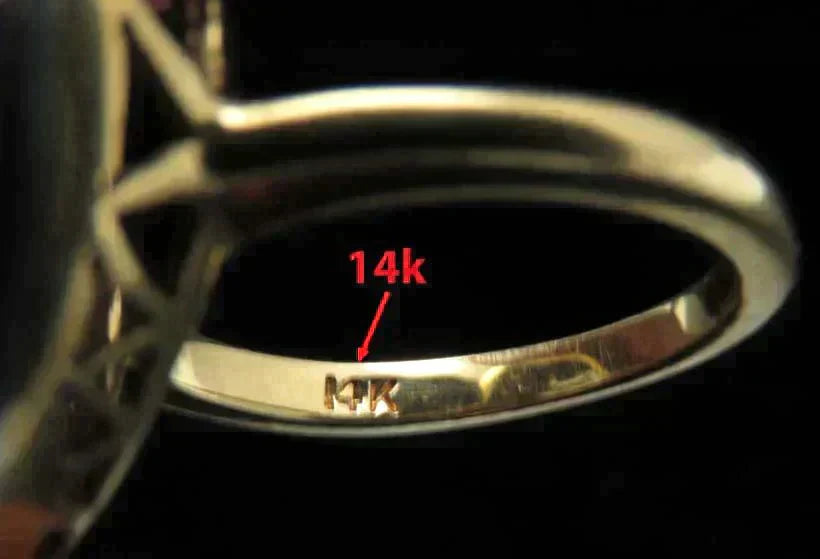 Vintage 1920's 14k Gold & Platinum Heart Ring w/ Diamonds Blue Sapphires sz 6.5