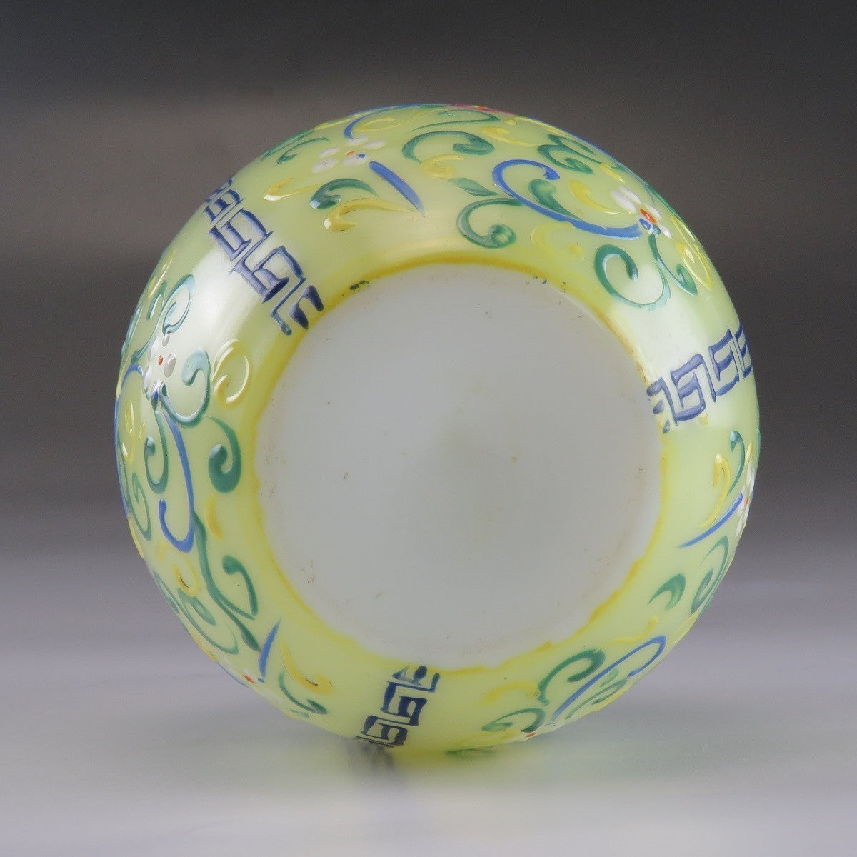 Antique English Victorian Thomas Webb Moroccan Tapestry Pat. Hand Painted Vase