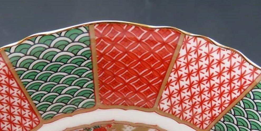 8 Japanese Arita Imari Peacock Porcelain Coupe Soup Bowls