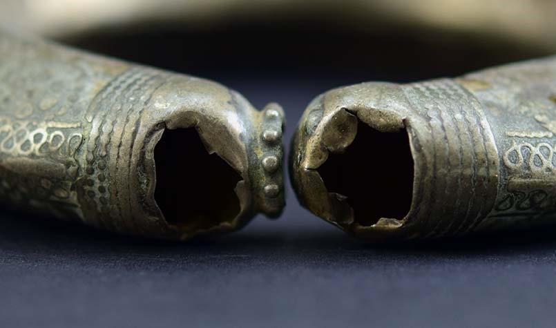 Ancient/Antique Bedouin Tribal Silver Cuff Bracelet