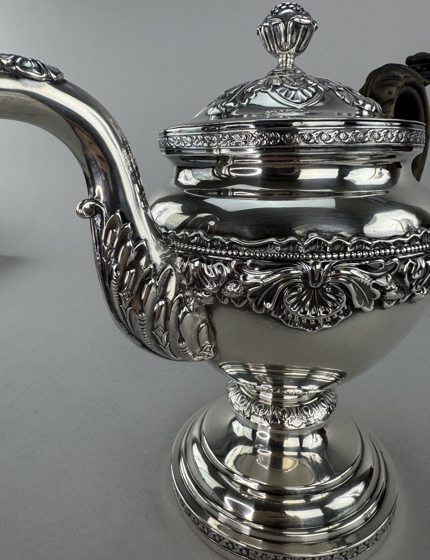 Excellent c1815 American Coin Silver Fletcher Gardiner Teapot or Coffee Pot