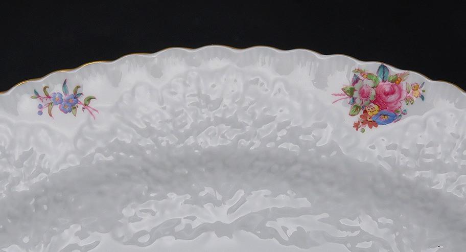 Copeland Spode Dresden Rose Savoy English Porcelain Serving Platter/Tray
