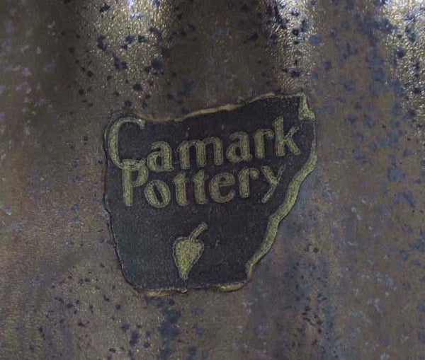 Stunning 1928 Camark Pottery Bronze Glaze Vase