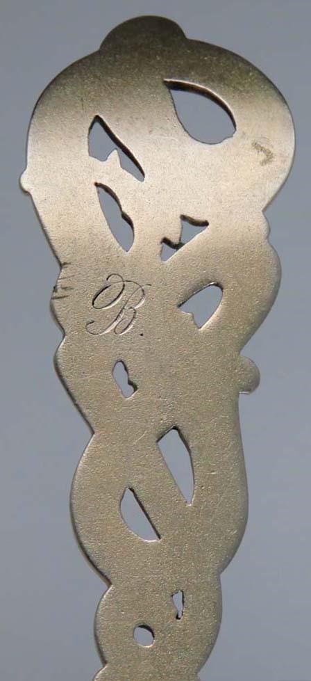 1903 Danish .826 Silver Dragon Handle Serving Spoon