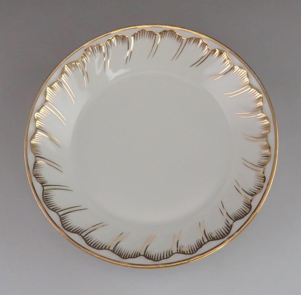 Lovely 21pc set Antique/Vintage Gilt Porcelain 10 Coffee Tea Cups & 11 Saucers