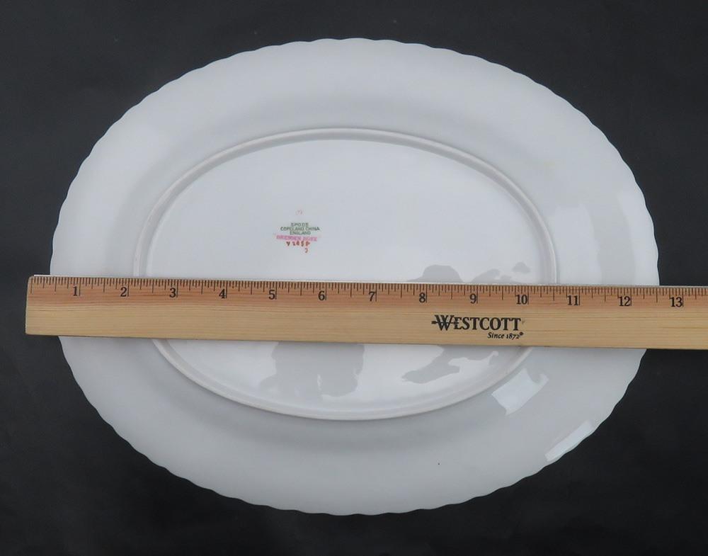 English Porcelain Copeland Spode Dresden Rose Savoy Platter/Serving Tray