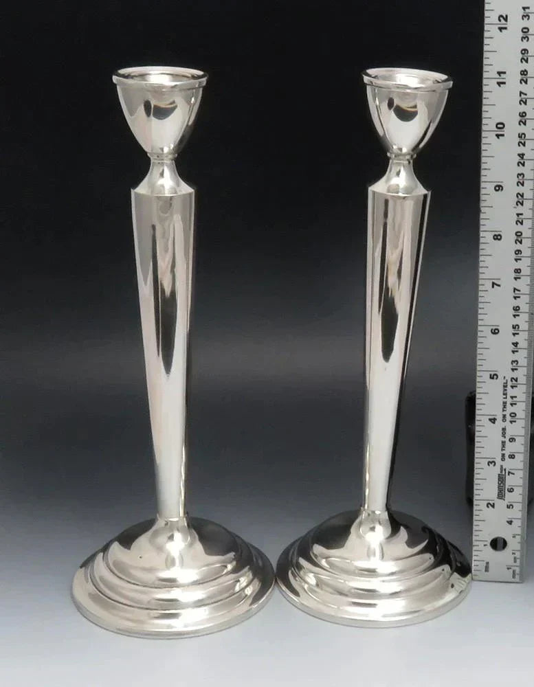 Fab Pair Boardman Sterling Silver #967 Candlesticks