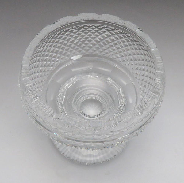 Modern Waterford Cut Glass Decorative Raised Pedestal Bowl Dish